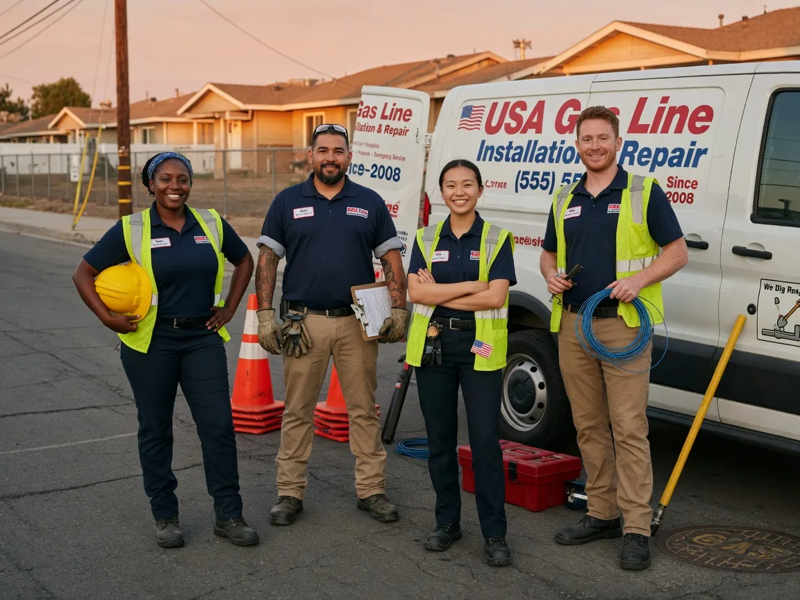 Gas Line Installation company in Woodland, PA